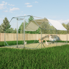 10x13 Foot Flat Top Chicken Coop (Option: 10x13Foot)